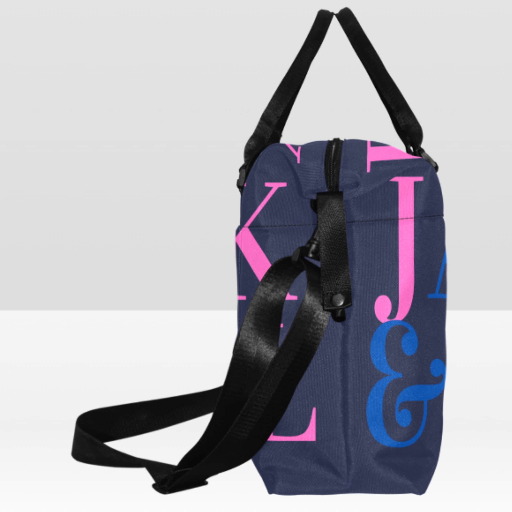 Jack and Jill Travel Bag/ Travel tote/ Luggage/ Overnight Bag/ Lap top