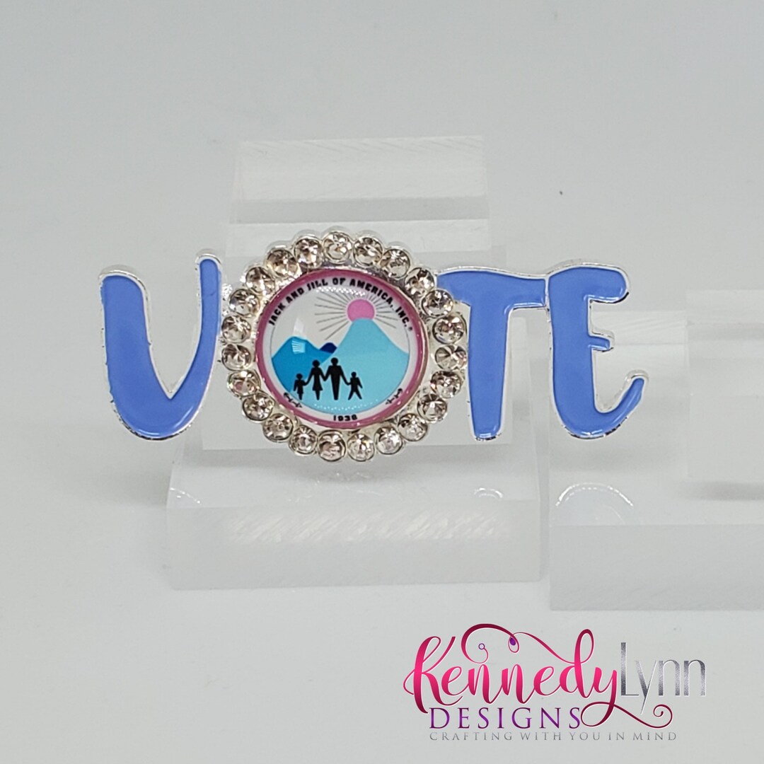 Jack and Jill of America, Inc VOTE Lapel Pin/ Enamel Pin/ Voting Rights