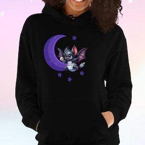 Baby Bat ABDL Hoodie Diapered Bat Sweatshirt