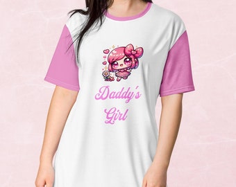 Daddy's Girl ABDL Night Gown - Little Space T-shirt dress