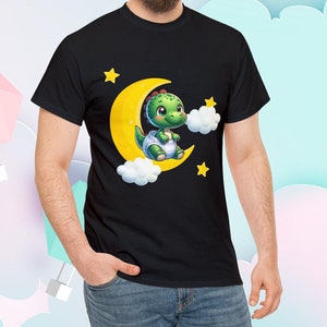 AB DL Dino Unisex T-Shirt - Dinosaur Night Time Tee