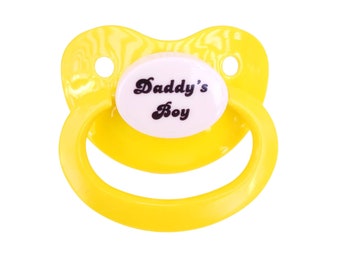 Daddy's Boy Adult Pacifier - DDLG & ABDL Adult Baby Pacifier in Various Colors for Soothing- Age Regress | Little Space Baby Accessories