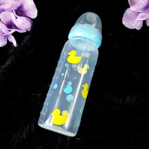 ABDL Flasche - Erwachsene Größe Babyflasche - Große Nuckel Babyflasche - Quietscheentchen Bad Thema - Little Space Accessoires