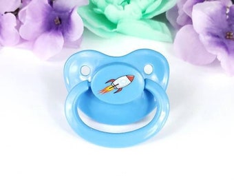 Rocket ABDL Adult Pacifier - DDLG Adult Baby Pacifier Customizable - Little Space Sleep Aid | CGL Adult Pacifier Age Regress