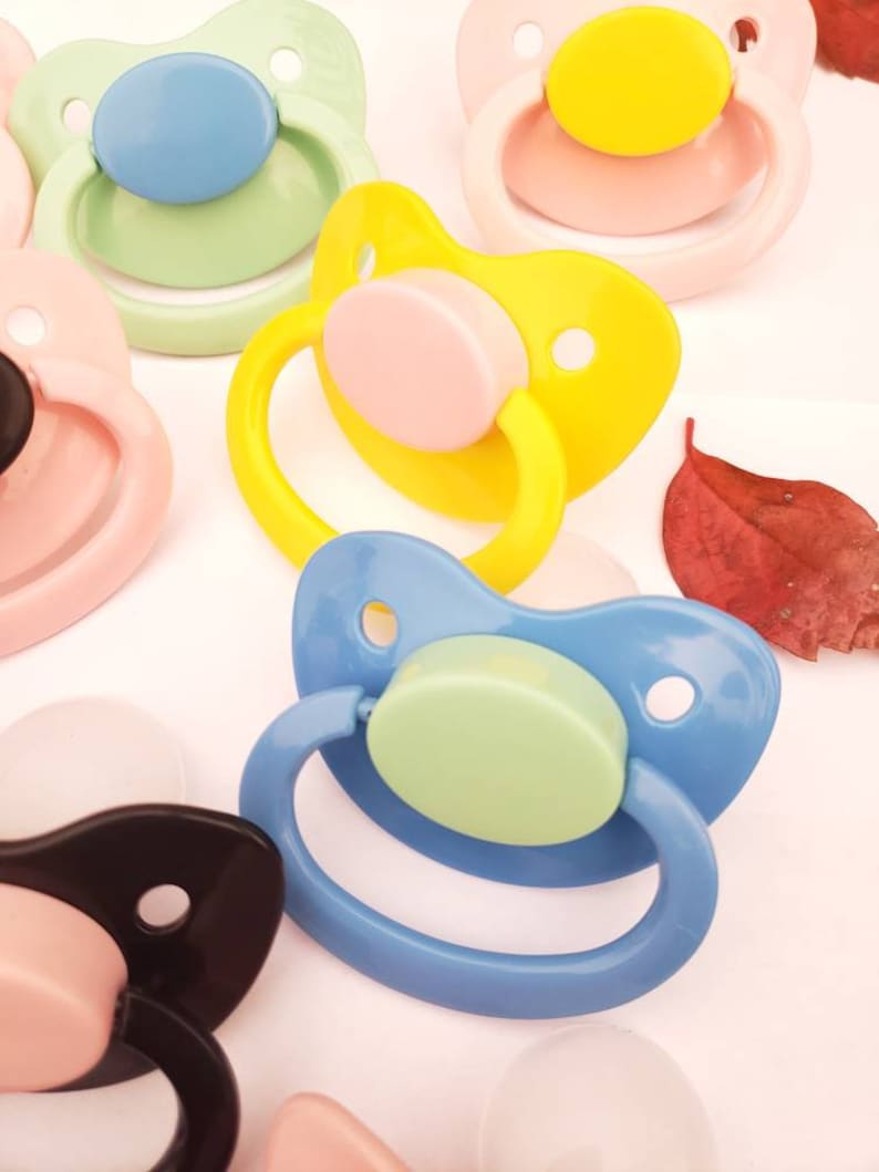 Build Your Own Adult Pacifier DDLG & ABDL Adult Baby Pacifier in Various Colors for Soothing and Snoring Baby Cosplay Accessories image 4