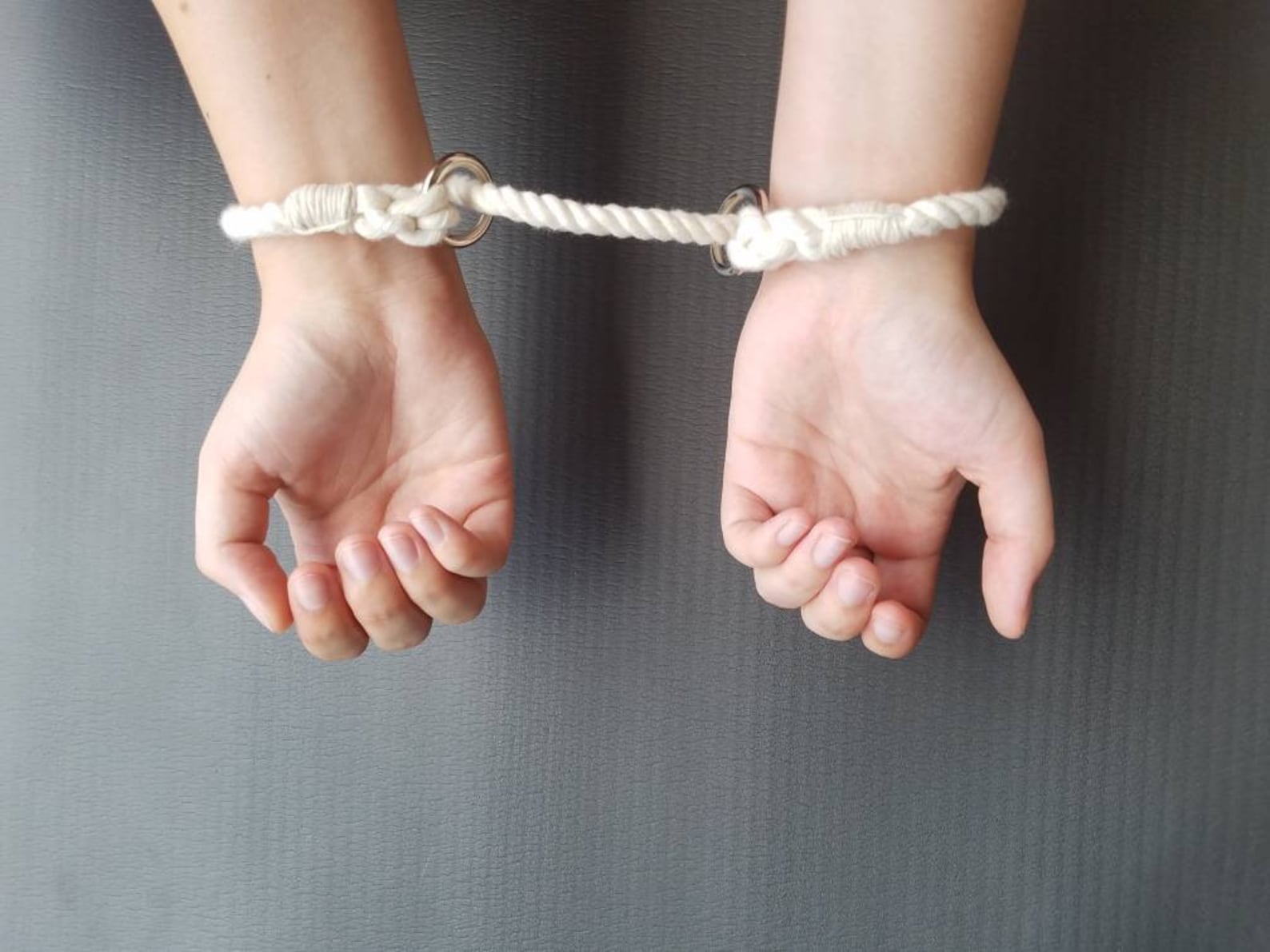 Custombdsm Restraint Rope Cuffs Bondage Cuffs Etsy