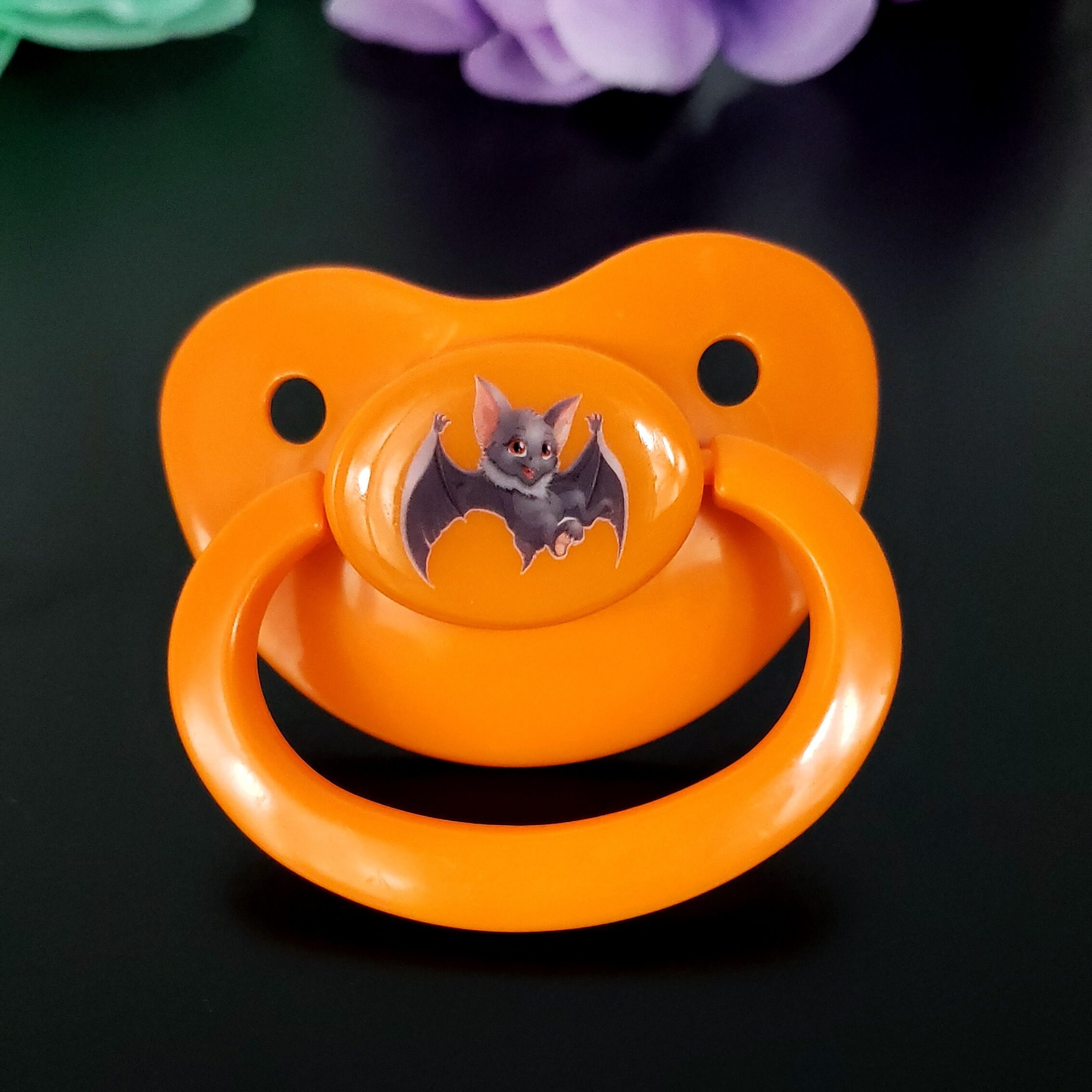 Bat Adult Pacifier - Halloween ABDL Adult Baby Pacifier in Various ...