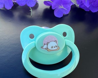 Adult Pacifier - Panda ABDL Adult Pacifier in Various Colors for Soothing-Little Space | Age regress Sleepy Panda