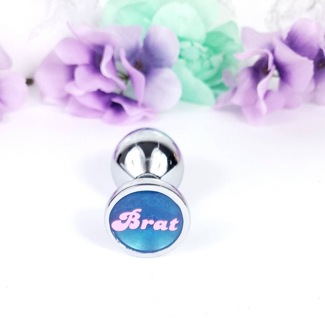 Brat Butt Plug- Medium 1.2 Inches Size Butt Plug- BDSM Anal Plug- Stainless  Steel Butt Plug- DDLG Sex Toy- ABDL Ass Plug