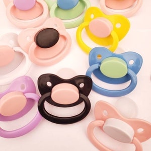 Build Your Own Adult Pacifier - ABDL Adult Baby Pacifier in Various Colors for Soothing and Snoring | Baby Cosplay Accessories