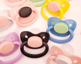 Build Your Own Adult Pacifier - DDLG & ABDL Adult Baby Pacifier in Various Colors for Soothing and Snoring | Baby Cosplay Accessories