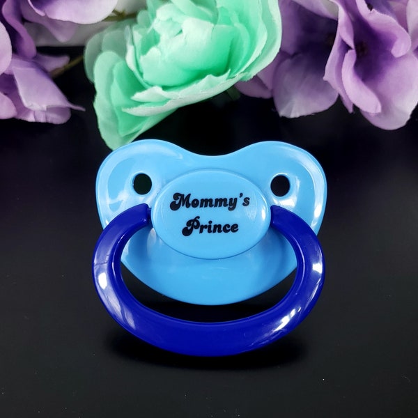 Mommy's Prince Adult Pacifier - ABDL Adult Baby for Little Space - MDLB