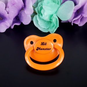 ABDL Adult Pacifier - Lil Monster ABDL Adult Baby Pacifier (Custom Colors) Age Regress- Little Space Accessories