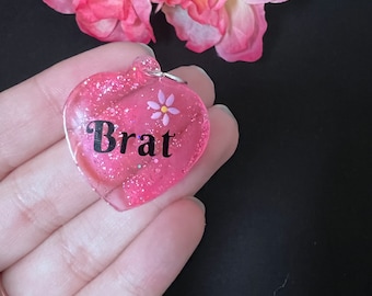 Brat Pet Play Collar Tag - Resin Dog Tag
