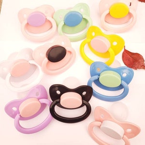 Build Your Own Adult Pacifier DDLG & ABDL Adult Baby Pacifier in Various Colors for Soothing and Snoring Baby Cosplay Accessories image 7