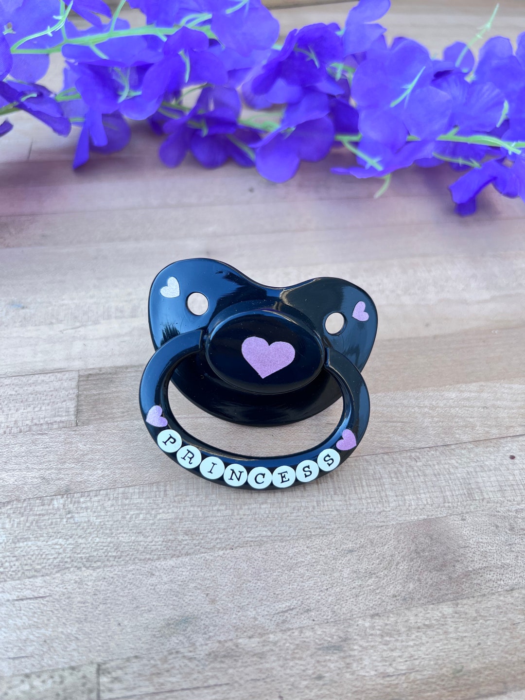 Princess Adult Pacifier Age Regress ABDL Adult Baby Pacifier Etsy