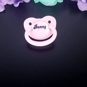 Bunny Adult Pacifier - ABDL Adult Baby Pacifier in Various Colors - Pet ...