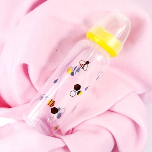 ABDL Bottle - Adult Size Baby Bottle - Age Regress Bottle - Honey Bee Theme Little Space Accessories