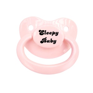 Sleepy Baby Adult Pacifier - ABDL Adult Baby Pacifier in Various Colors for Soothing
