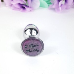 I Love Daddy Butt Plug- Small Size Butt Plug- BDSM Anal Plug- Stainless  Steel Butt Plug- DDLG Sex Toy- Ass Plug - Etsy