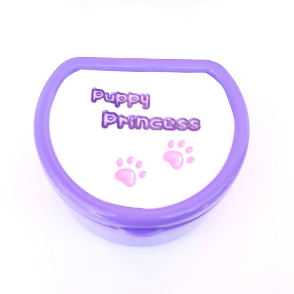 Puppy Princess Adult Pacifier Case- ABDL Pacifier Storage Container- Adult Pacifier Gift Box- Adult Pacifier Carrying Case- Pacifier Holder