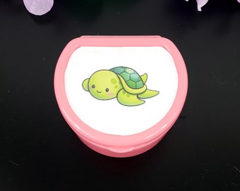 Erwachsene Schnullertasche - Schildkröte ABDL Erwachsene Baby Schnullerhalter - verschiedene Farben Schnullerbehälter - Schnuller Geschenkbox