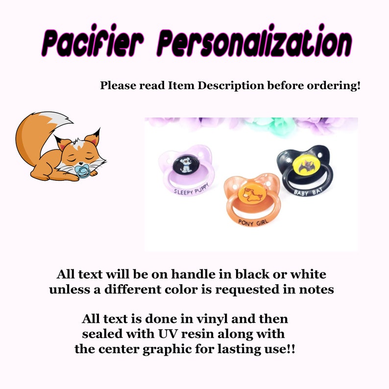 Sloth Adult Pacifier SFW - Personalize ABDL Adult Baby Pacifier in Various Colors for Soothing and Age Regress | Cosplay Accessories image 3
