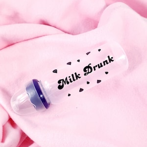 ABDL Bottle - Milk Drunk Adult Size Baby Bottle - Large Teat Baby Bottle - Little Space Accessories