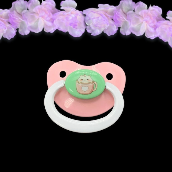 Adult Pacifier - Cocoa Cat ABDL Adult Baby Pacifier in Various