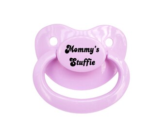 Mommy's Stuffie Adult Pacifier - DDLG & ABDL Adult Baby Pacifier in Various Colors for Age Regress | Adult Baby Accessories
