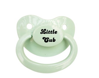 Little Cub Adult Pacifier -  ABDL Adult Baby Pacifier in Various Colors for Soothing -Little Space | Baby Cosplay Accessories