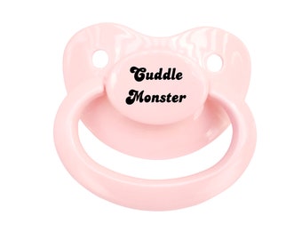 Cuddle Monster Adult Pacifier - ABDL Adult Baby Pacifier in Various Colors - Little Space | Baby Cosplay Accessories