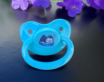 Adult Pacifier - Penguin ABDL Adult Pacifier in Various Colors for Soothing-Little Space | Age regress Accessories