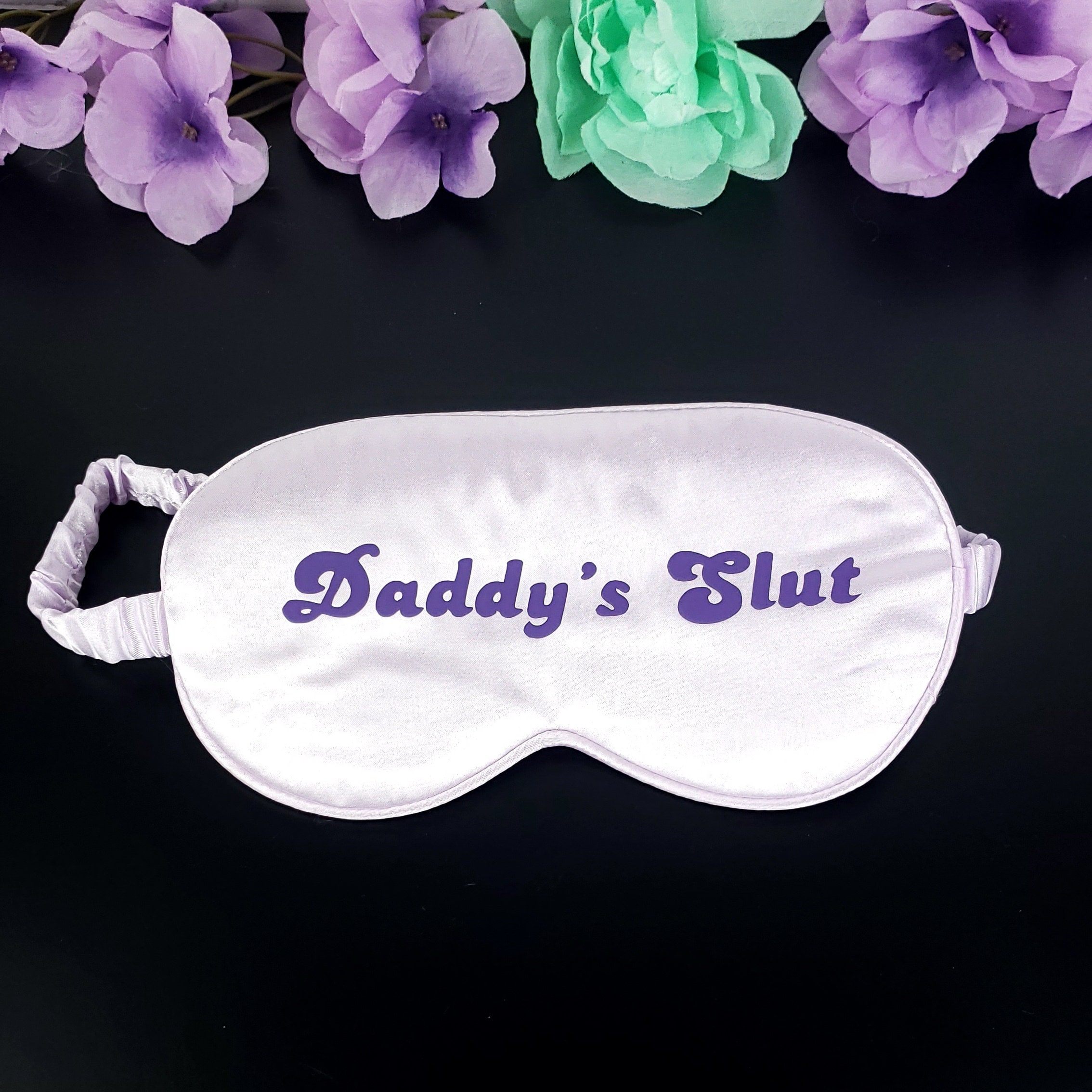 Daddys Slut DDLG Blindfold BDSM Bondage Gear Blindfold pic