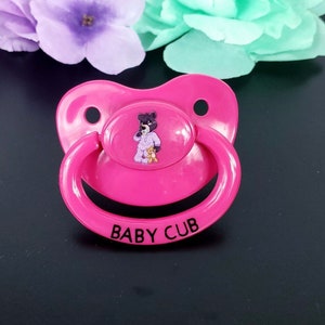 Custom Adult Pacifier Handmade ABDL Adult Baby Pacifier in Various Colors for Soothing and Age Regress Baby Cosplay Accessories image 3