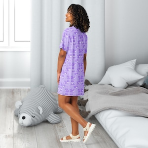 Chemise de nuit Renard Galactique Robe t-shirt Sleep Wear image 5