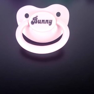 Bunny Adult Pacifier - ABDL Adult Baby Pacifier in Various Colors - Pet ...