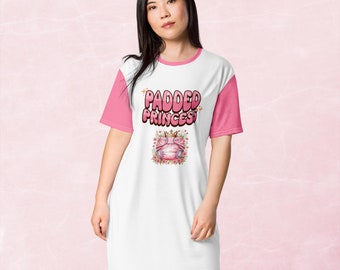 ABDL Padded Princess Night Gown - Adult Baby T-shirt dress