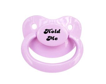 Hold Me Adult Pacifier - Handmade DDLG & ABDL Adult Baby Pacifier in Various Colors for Soothing | Baby Cosplay Accessories