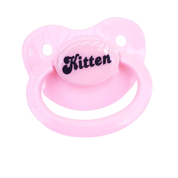 Kitten Pacifier Etsy