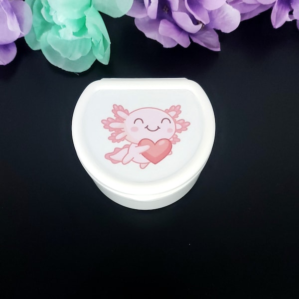 ABDL Adult Pacifier Case - Axolotl ABDL Adult Baby Pacifier Holder - Various Colors Pacifier Container- Pacifier Gift Box