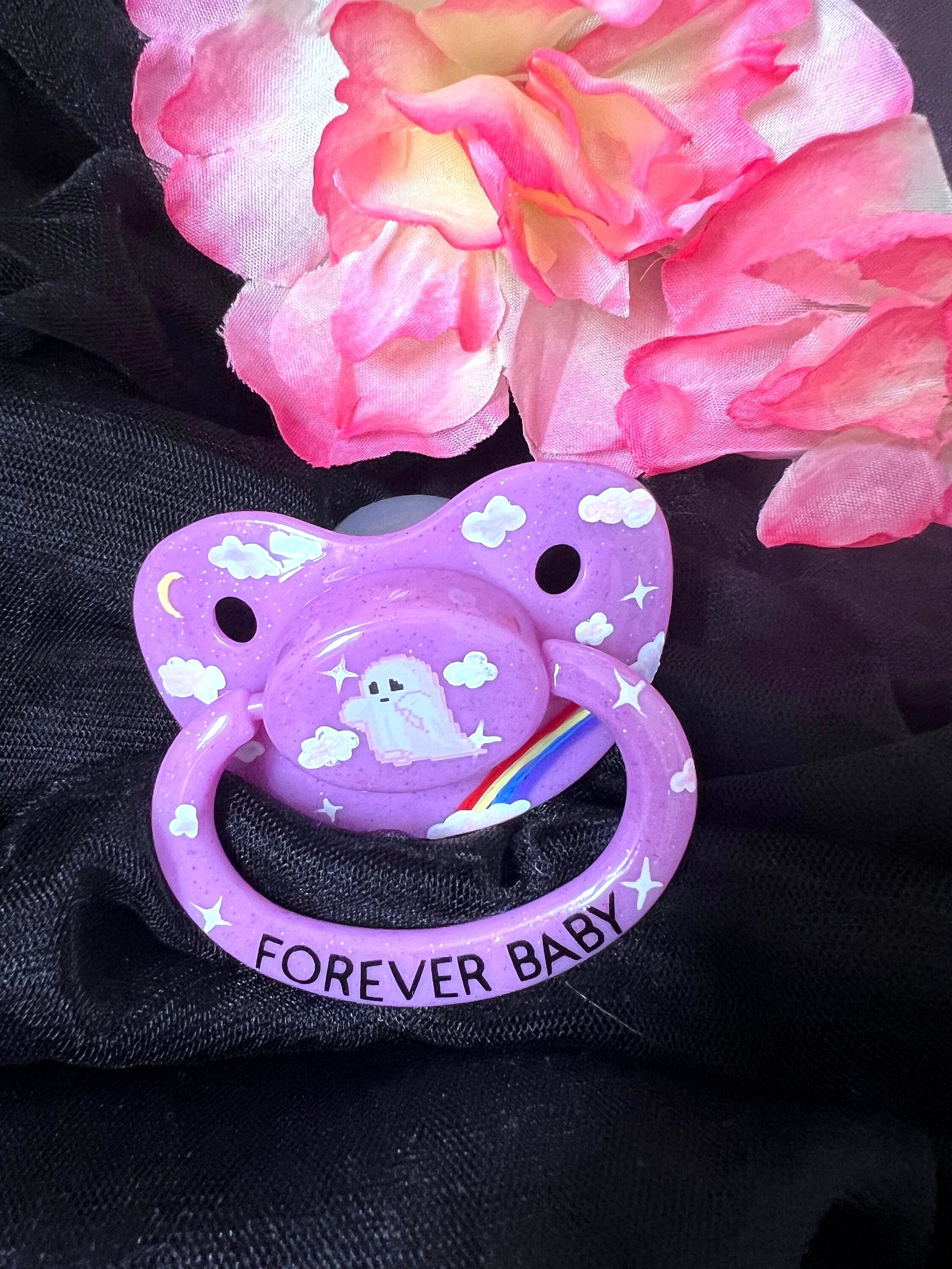 Hand Painted Adult Pacifier - Forever Baby ABDL Adult Baby Pacifier for  Soothing and Age Regress | Adult Baby Accessories - Etsy