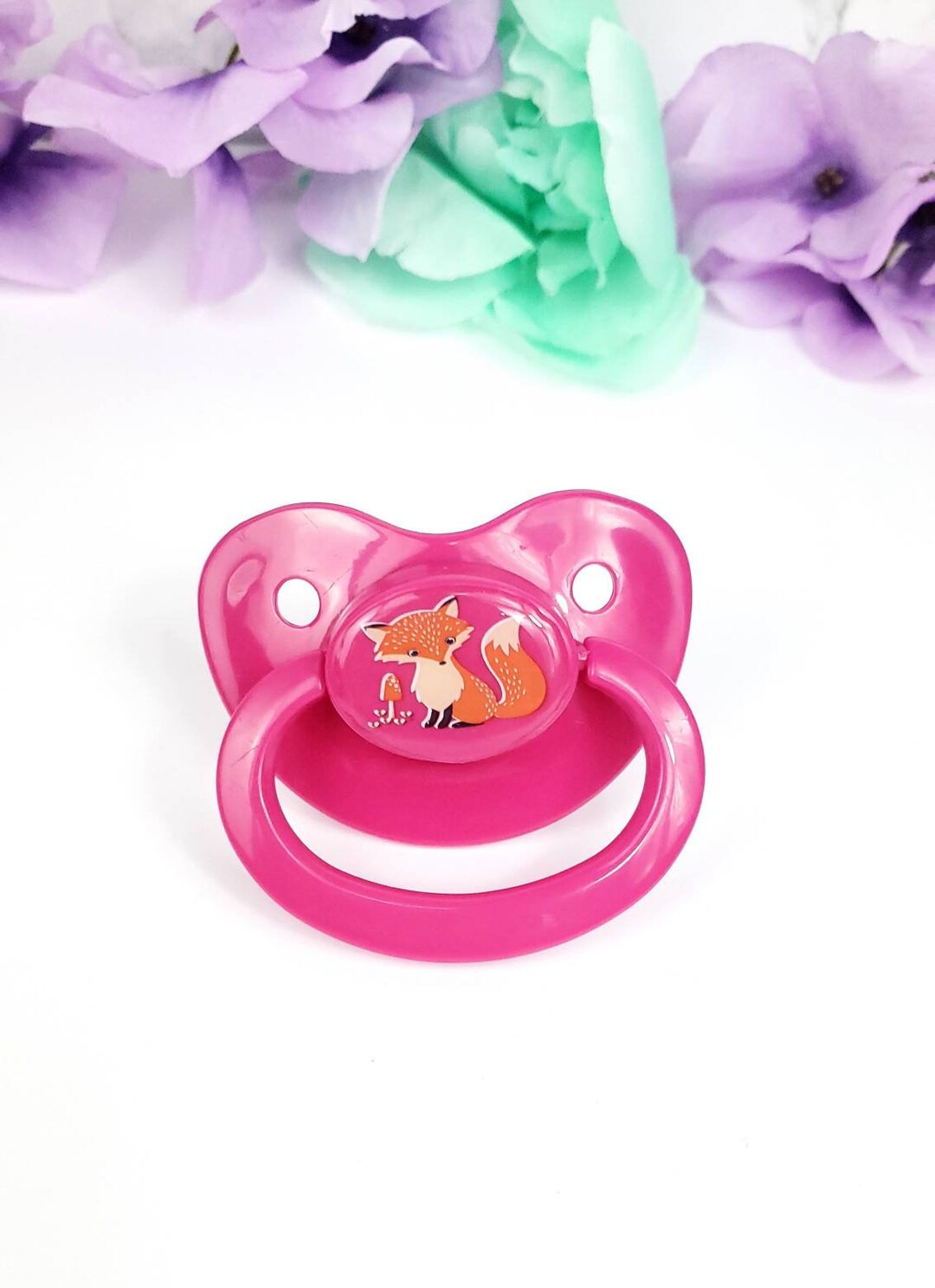 Fox Adult Pacifier - Customizable -ABDL Adult Baby Pacifier for Age ...