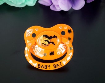 Halloween Adult Pacifier - ABDL Adult Baby Pacifier - Ghost Deco ...