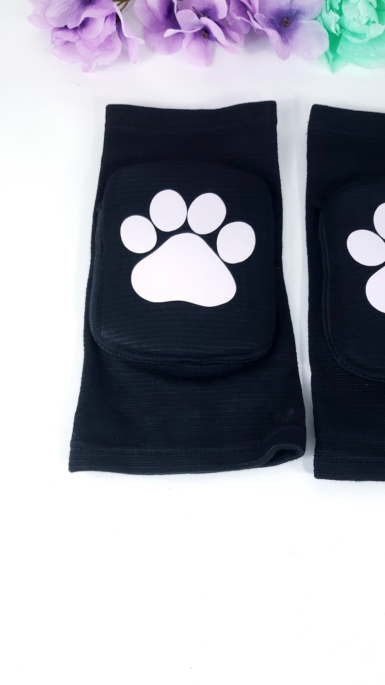 Black Paw Knee Pads Pole Dancing Knee Protection Paws for Etsy