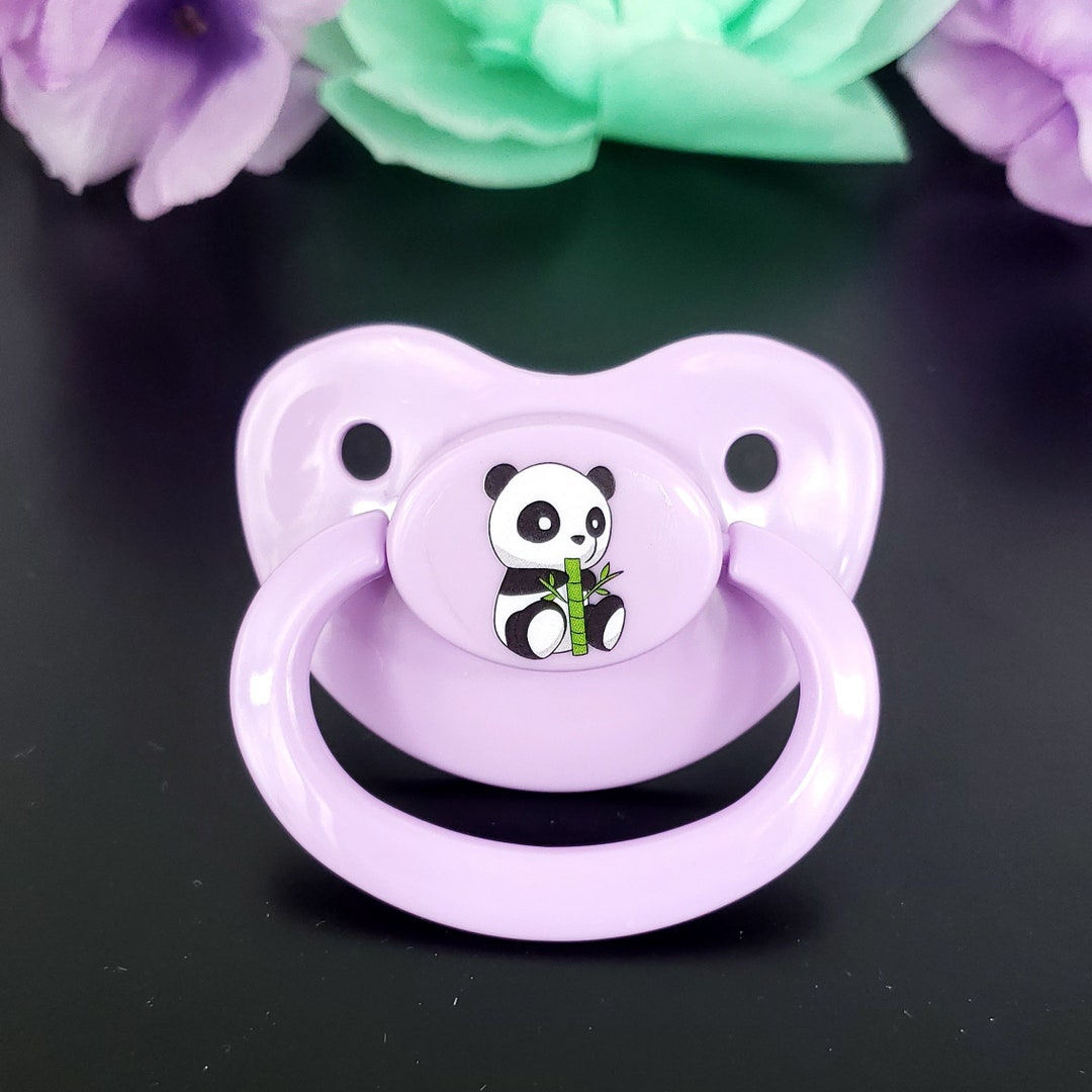 Panda Adult Pacifier - Handmade ABDL Adult Baby Pacifier in Various ...