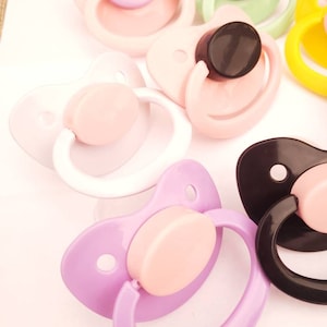 Build Your Own Adult Pacifier DDLG & ABDL Adult Baby Pacifier in Various Colors for Soothing and Snoring Baby Cosplay Accessories image 9