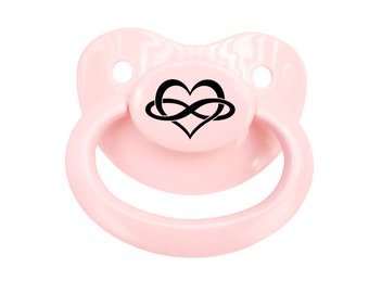 Polyamorous Adult Pacifier - DDLG & ABDL Adult Baby Pacifier in Various Colors Age Regress - Little Space | ABDL Accessories