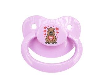 Adult Pacifier - Capybara ABDL Adult Baby Pacifier in Various Colors for Soothing-Little Space | Age regress Accessories