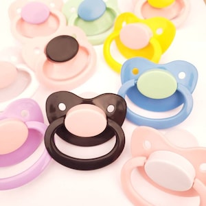 Build Your Own Adult Pacifier DDLG & ABDL Adult Baby Pacifier in Various Colors for Soothing and Snoring Baby Cosplay Accessories image 3